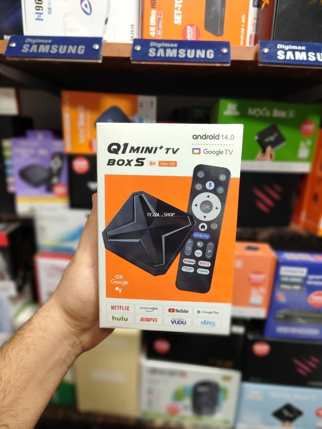 Yeni Smart TV boks Google TV 8 GB / 128 GB, Android, Ünvandan götürmə, Pulsuz çatdırılma, Ödənişli çatdırılma - şəkil 2