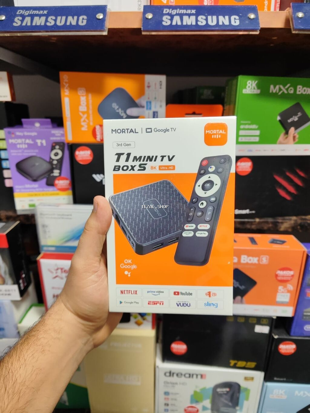 Yeni Smart TV boks Google TV 8 GB / 128 GB, Android, Ünvandan götürmə, Pulsuz çatdırılma, Ödənişli çatdırılma - şəkil 4