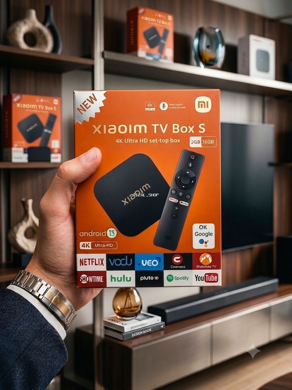 Yeni Smart TV boks Google TV 2 GB / 16 GB, Android, Ünvandan götürmə, Pulsuz çatdırılma, Ödənişli çatdırılma - şəkil 2