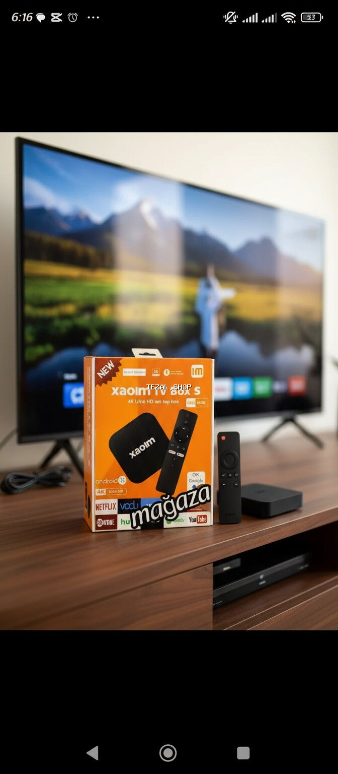 Yeni Smart TV boks Google TV 2 GB / 16 GB, Android, Ünvandan götürmə, Pulsuz çatdırılma, Ödənişli çatdırılma - şəkil 4