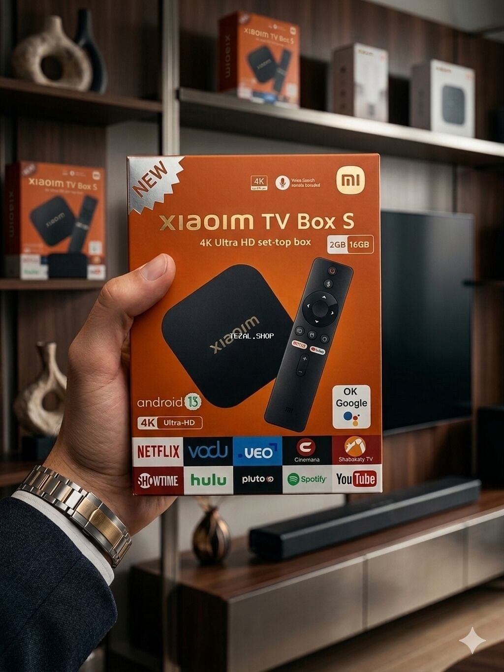 Yeni Smart TV boks Google TV 2 GB / 16 GB, Android, Ünvandan götürmə, Pulsuz çatdırılma, Ödənişli çatdırılma - şəkil 5