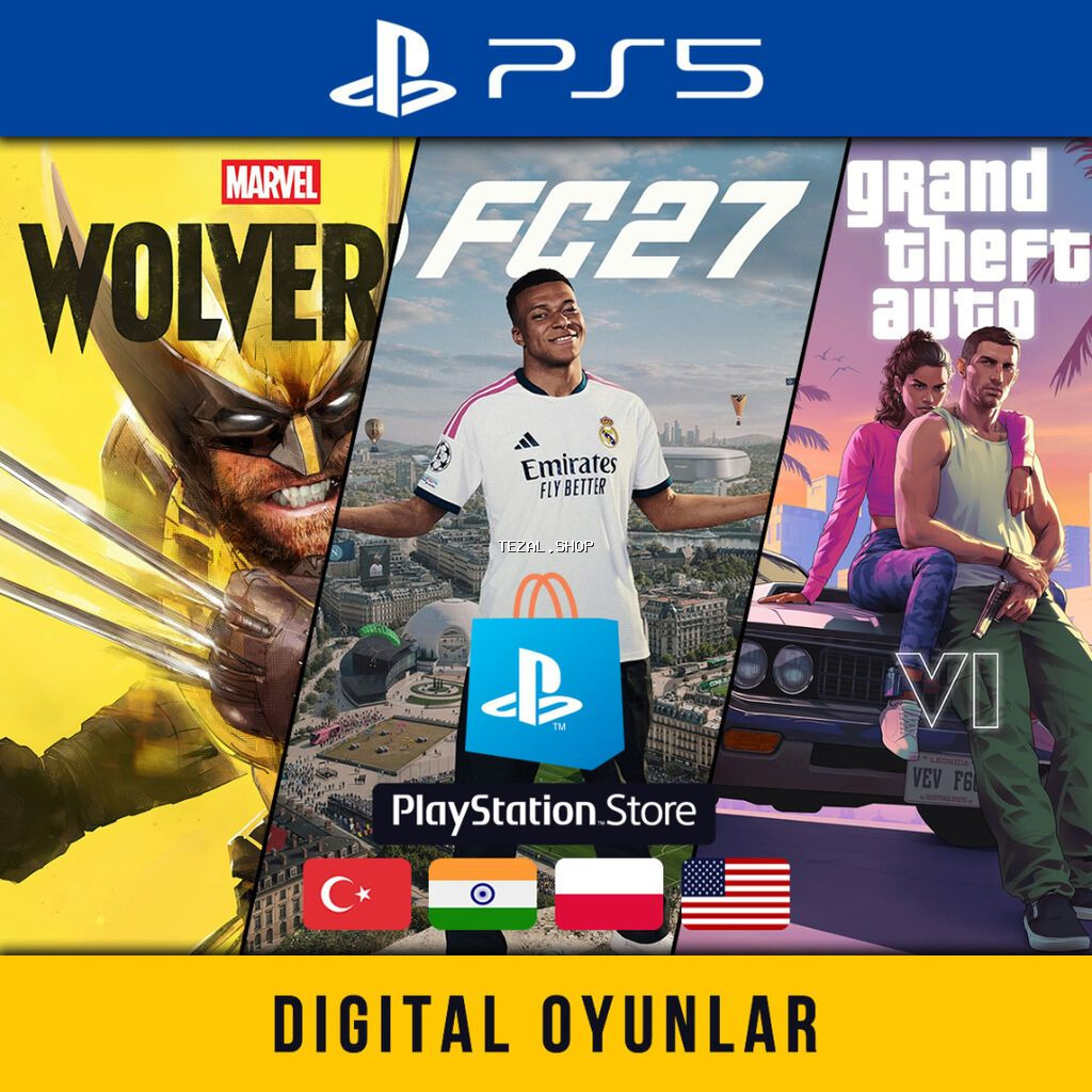 🎮 PS5 üçün rəqəmsal (Digital) oyunları birbaşa PSN hesabınızda əldə