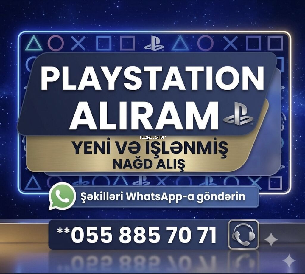 Playstation 3 /4 5 konsollorun yuksek qiymete aliram ve unvandan